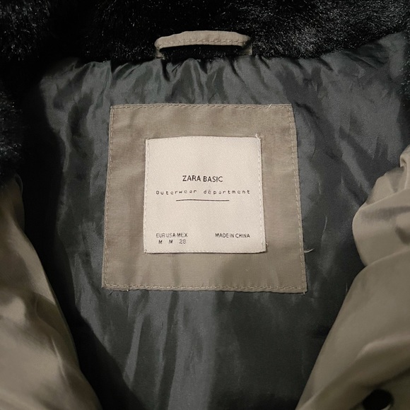 Brown Taupe belted Zara Jacket!!! - Picture 4 of 6